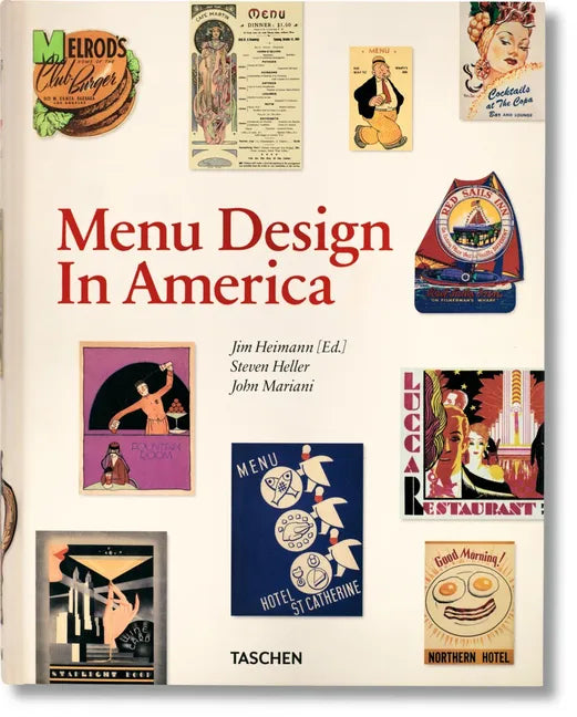 Menu Design in America - Hardcover