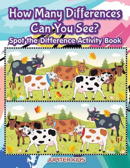 How Many Differences Can You See? Spot the Difference Activity Book - Paperback