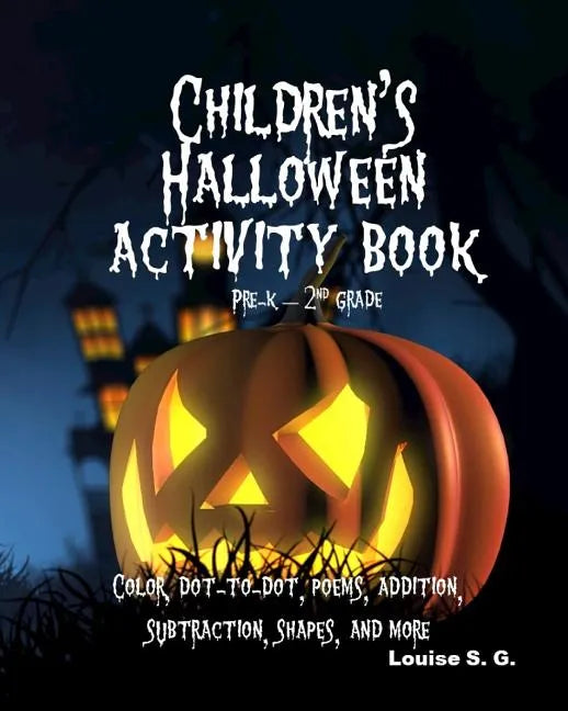 Children's Halloween Activity Book: Pre-K through 2nd grade - Paperback