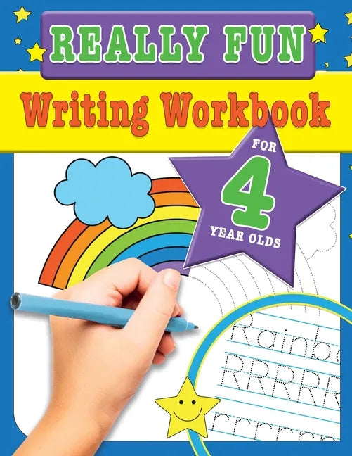 Really Fun Writing Workbook For 4 Year Olds: Fun & educational writing activities for four year old children - Paperback