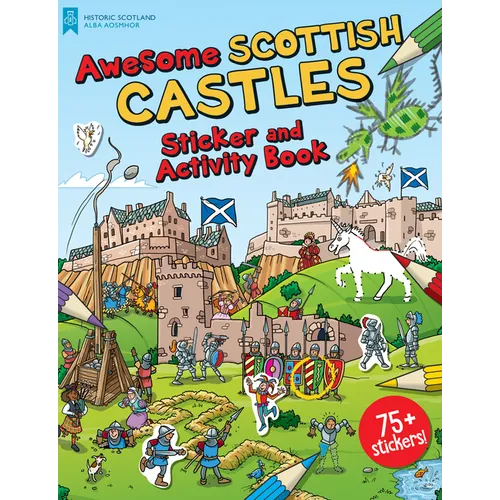 Awesome Scottish Castles: Sticker and Activity Book - Paperback