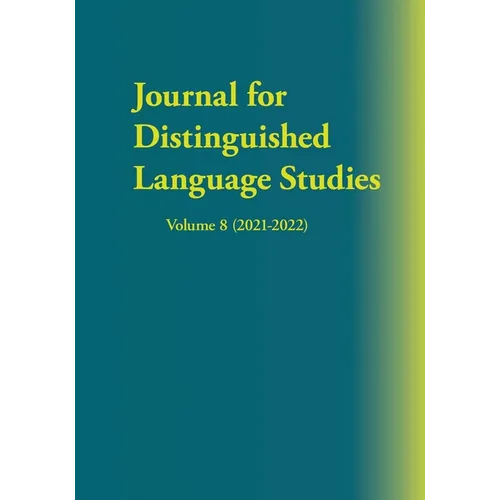 Journal for Distinguished Language Studies Volume 8 (2021-2022) - Paperback