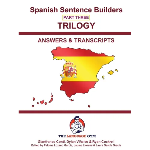 SPANISH SENTENCE BUILDERS 3 - Triology - ANSWER BOOK: Sentence Builder - Paperback