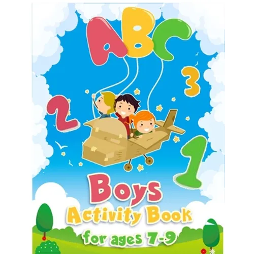 Boys Activity Books For Ages 7-9 - Paperback