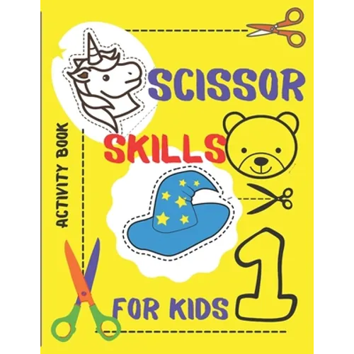 ACTIVITY BOOK: Age 3 to 5 years.Practice of cutting for children with scissors.Children 3,4,5 years old.Animals. Figures. Numbers. - Paperback