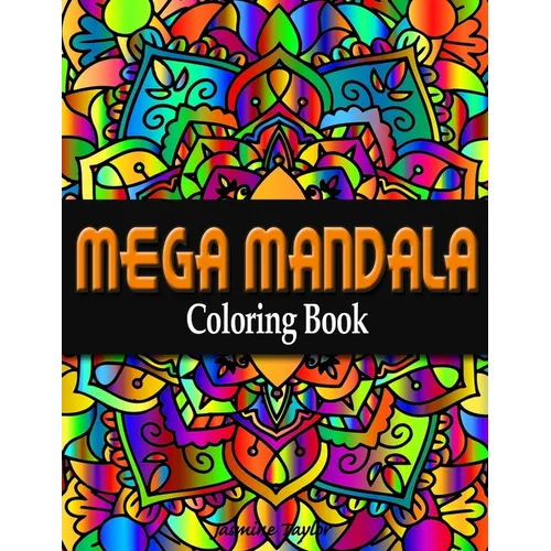 Mega Mandala Coloring Book - Paperback