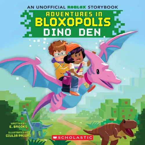 Adventures in Bloxopolis #1: Dino Den - Paperback