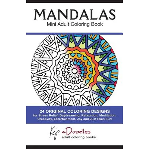 Mandalas: Mini Adult Coloring Book - Paperback