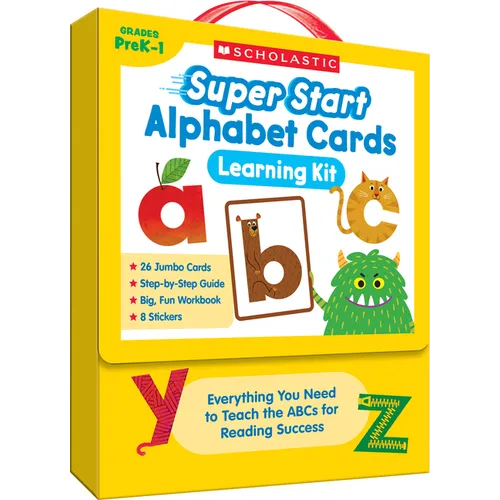 Super Start Alphabet Cards Learning Kit: Everything You Need to Teach the ABCs for Reading Success - Hardcover