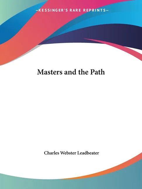 Masters and the Path - Paperback