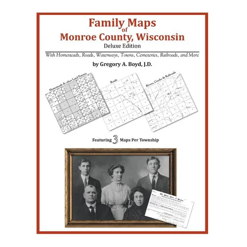 Family Maps of Monroe County, Wisconsin - Paperback