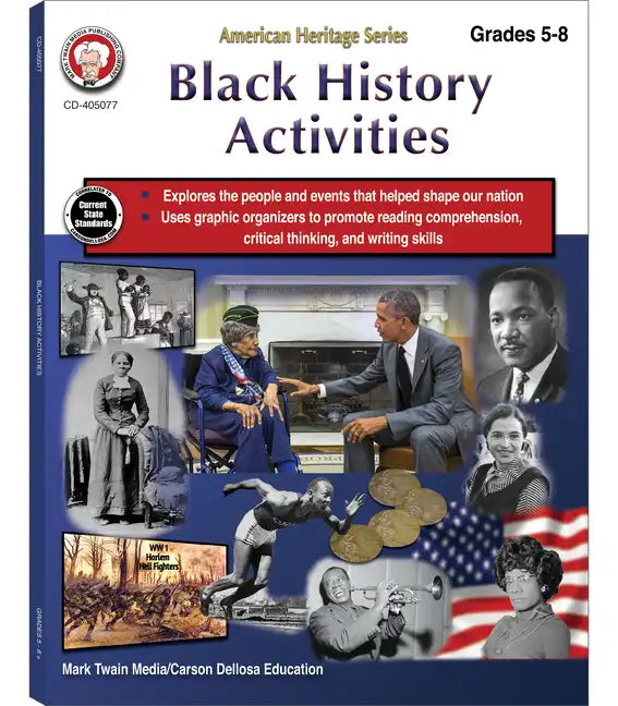 Black History Activities Workbook, Grades 5 - 8: American Heritage Series - Paperback