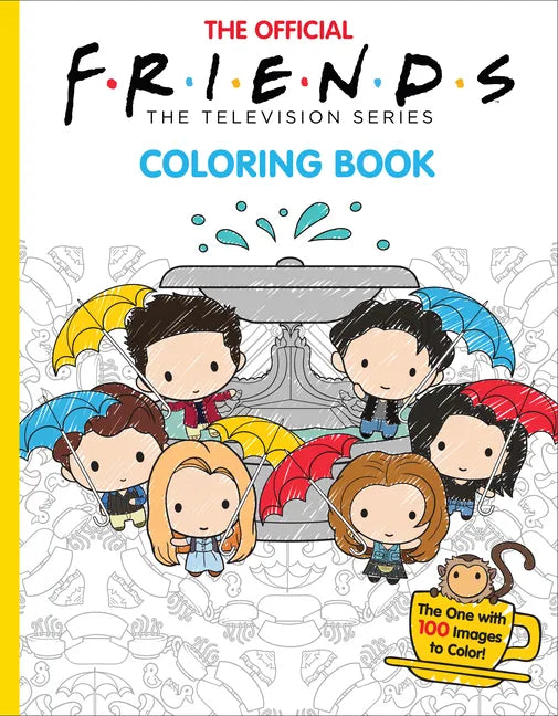 The Official Friends Coloring Book: The One with 100 Images to Color! - Paperback