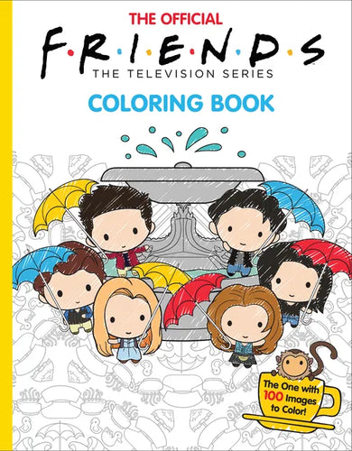 The Official Friends Coloring Book: The One with 100 Images to Color! - Paperback