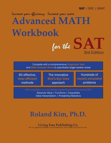 Advanced Math Workbook for the SAT - Paperback