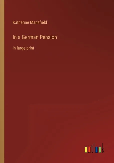 In a German Pension: in large print - Paperback