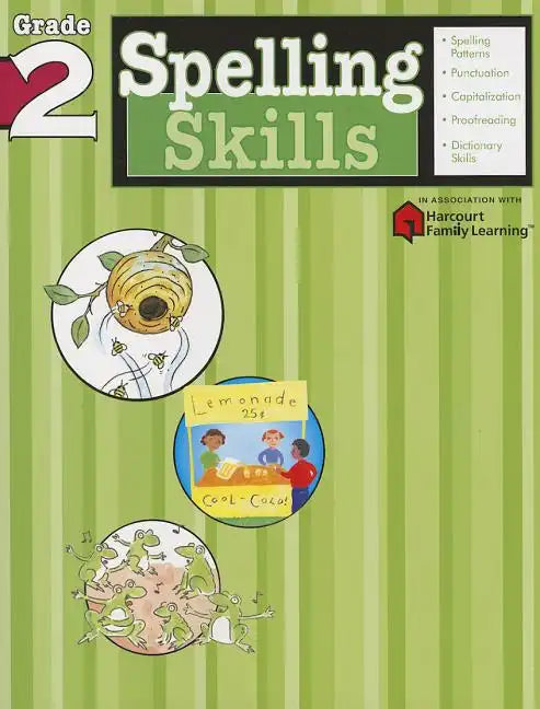 Spelling Skills: Grade 2 (Flash Kids Harcourt Family Learning) - Paperback