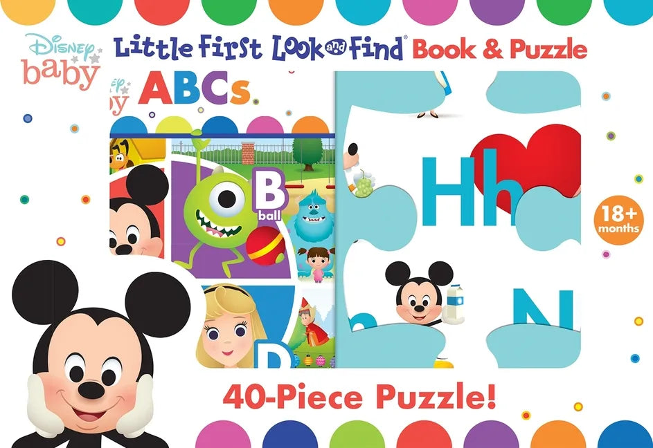 Disney Baby: Little First Look and Find Book & Puzzle - Hardcover