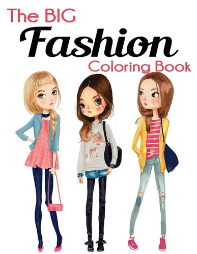 The Big Fashion Coloring Book - Paperback