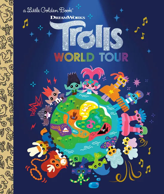 Trolls World Tour Little Golden Book (DreamWorks Trolls World Tour) - Hardcover