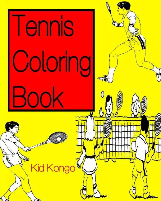 Tennis Coloring Book - Paperback