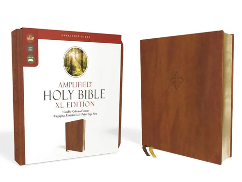 Amplified Holy Bible, XL Edition, Leathersoft, Brown - Imitation Leather