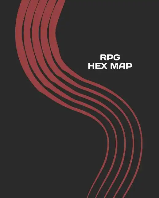 RPG Hex Map: Hexagon Battle Grid Game Mat Template Book with Honeycomb Graph Paper Pages - Paperback