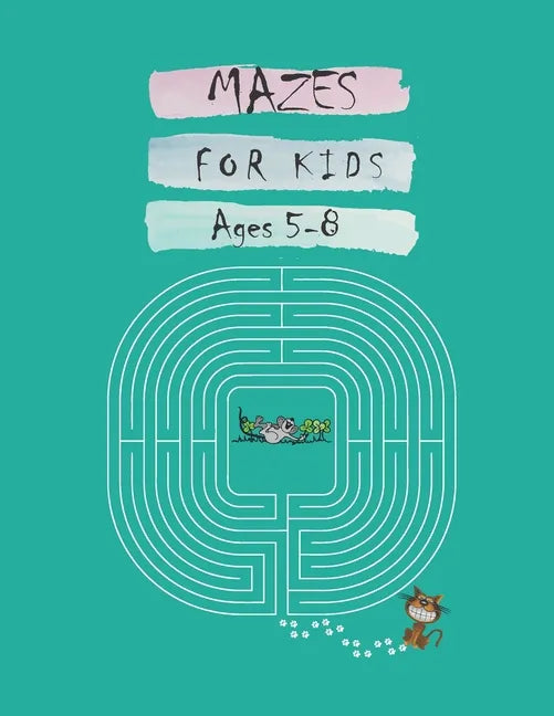 Mazes For Kids Ages 5-8: My Book Of Mazes Around The World, Maze Puzzle Books For Kids, Easy Mazes For Kids Ages 5-8, 1st Grade Maze Book - Paperback