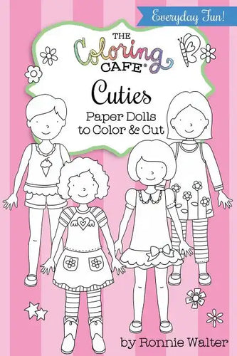 The Coloring Cafe Cuties-Paper Dolls to Color and Cut - Paperback