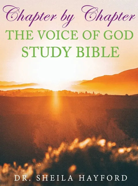 Chapter by Chapter The Voice of God Study Bible - Hardcover
