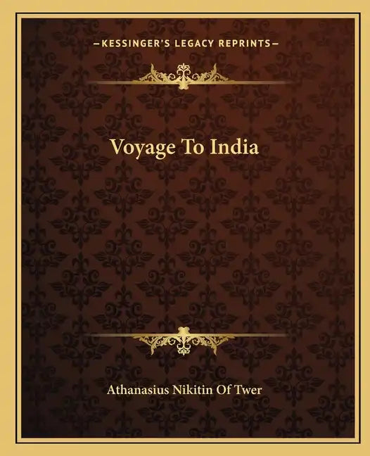 Voyage to India - Paperback