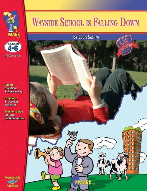 Wayside School is Falling Down, by Louis Sachar Novel Study Grades 4-6 - Paperback