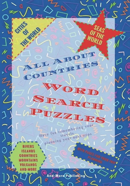Word Search Puzzles All about Countries: Paperback Puzzle Book For Your Word Searches, All About countries, 7