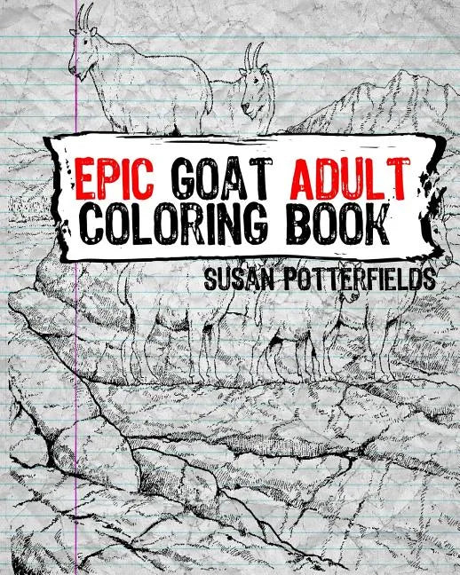 Epic Goat Adult Coloring Book - Paperback