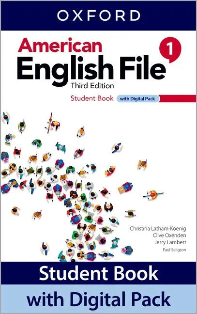 American English File 3e Student Book Level 1 Digital Pack - Paperback