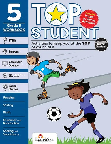 Top Student, Grade 5 Workbook - Paperback