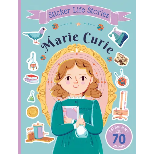 Sticker Life Stories Marie Curie - Paperback
