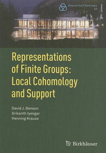 Representations of Finite Groups: Local Cohomology and Support - Paperback
