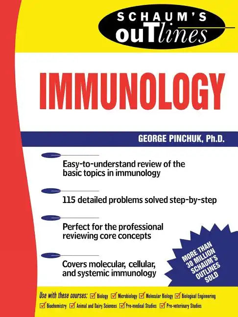 Schaums Outlines Immunology - Paperback
