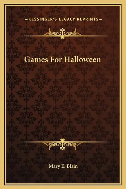 Games for Halloween - Hardcover