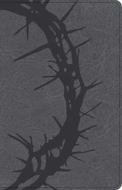 CSB Large Print Personal Size Reference Bible, Charcoal Leathertouch - Imitation Leather