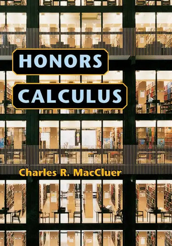 Honors Calculus - Hardcover