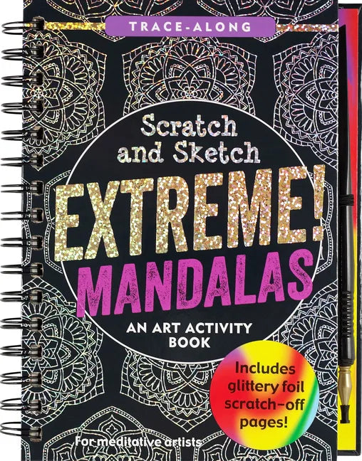 Scratch & Sketch Extreme Mandalas (Trace Along) - Spiral