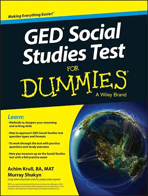 GED Social Studies for Dummies - Paperback