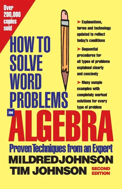 How to Solve Word Problems in Algebra, 2nd Edition - Paperback