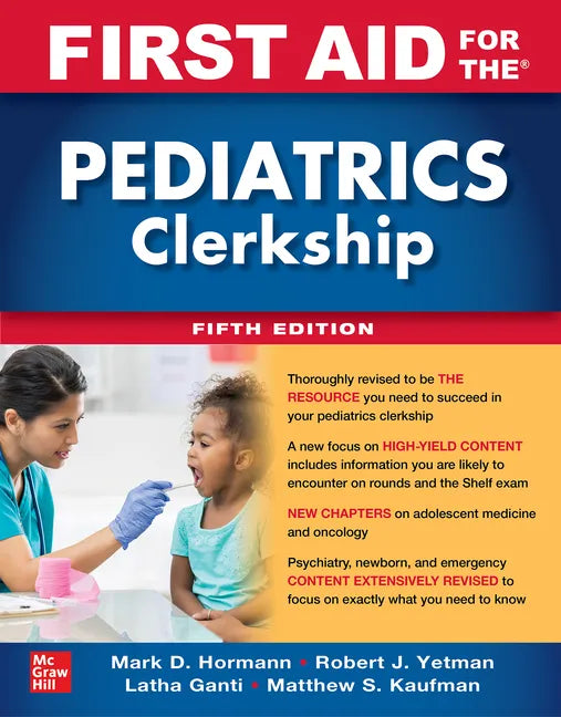 First Aid for the Pediatrics Clerkship, Fifth Edition - Paperback