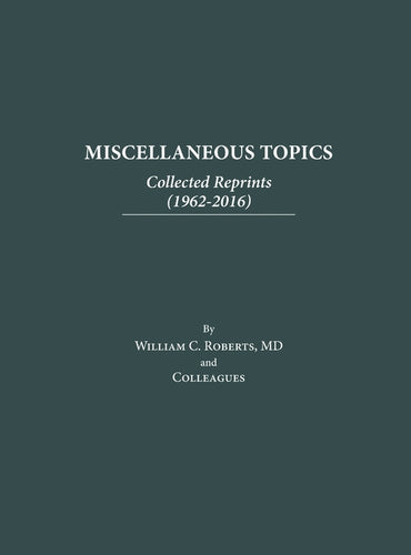 Miscellaneous Topics: Collected Reprints - Hardcover