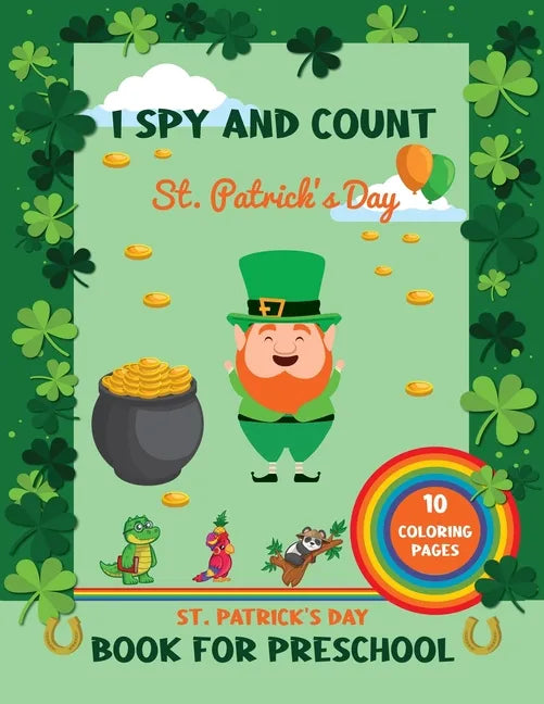 I Spy and Count St Patrick's Day: St Patrick's Day Book For Preschool - Paperback