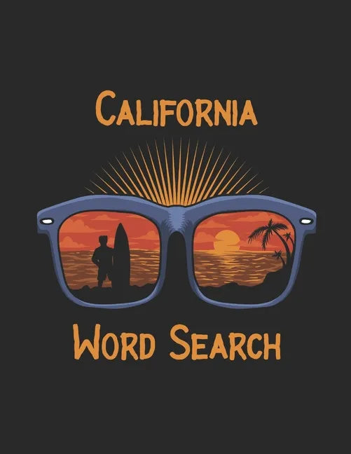 California Word Search: Unique Gift for Puzzle Books Solver - Paperback
