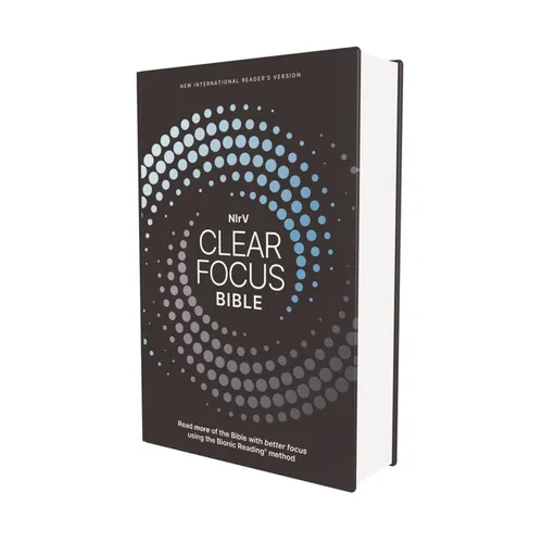 Nirv, Clear Focus Bible, Hardcover, Charcoal/Blue: Read More of the Bible with Better Focus - Hardcover